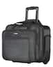 VEVOR - Rolling Laptop Bag, Fits Up to 17.3 Inch Laptop, Wheeled Briefcase, Roller Computer Tote Bag - Black