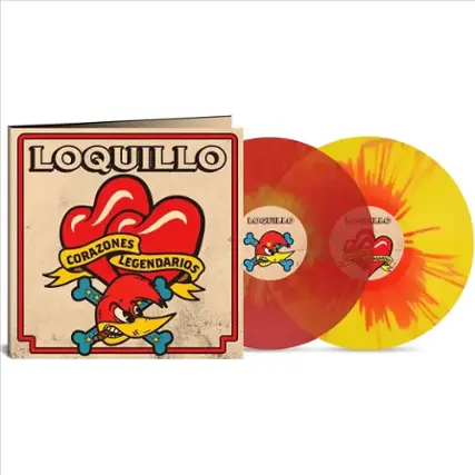 Front. Corazones Legendarios [Red & Yellow Splatter Vinyl] [LP].