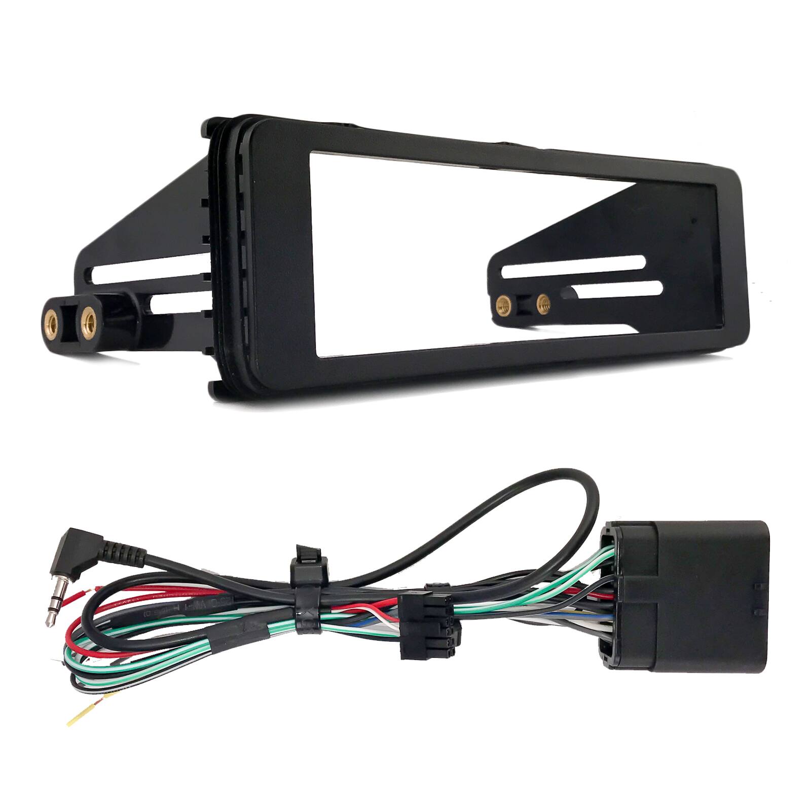 Alt View 4. Pyle - Pyle PLMRB29W Bluetooth Marine MP3 Receiver, 2x 6.5" 200W Speakers, 1998-2013 Harley Radio Install Kit, Adapters, Wire.