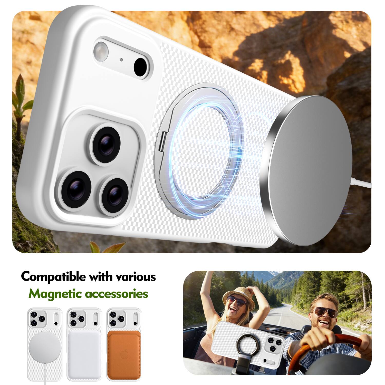 Compatible with various Magnetic accessories