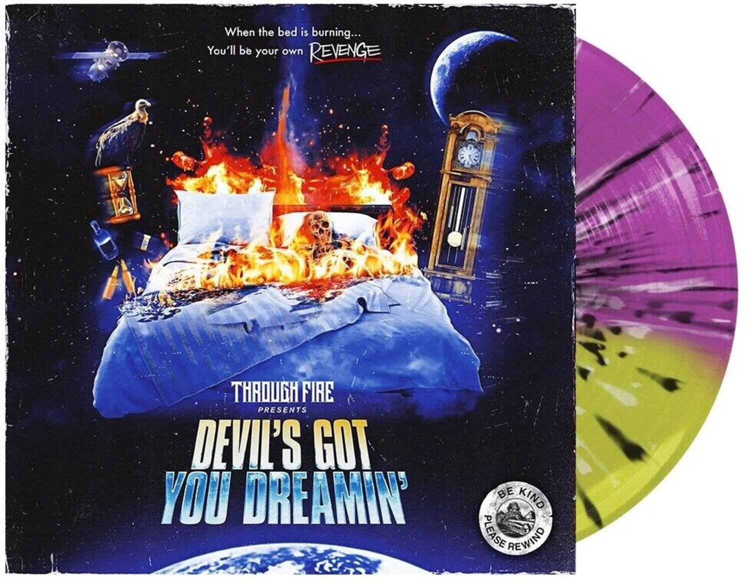 UMG - Through Fire - Devil's Got You Dreamin - Yellow & Neon Violet split with Black & White Colored - VINYL LP price history on PriceWatchPro