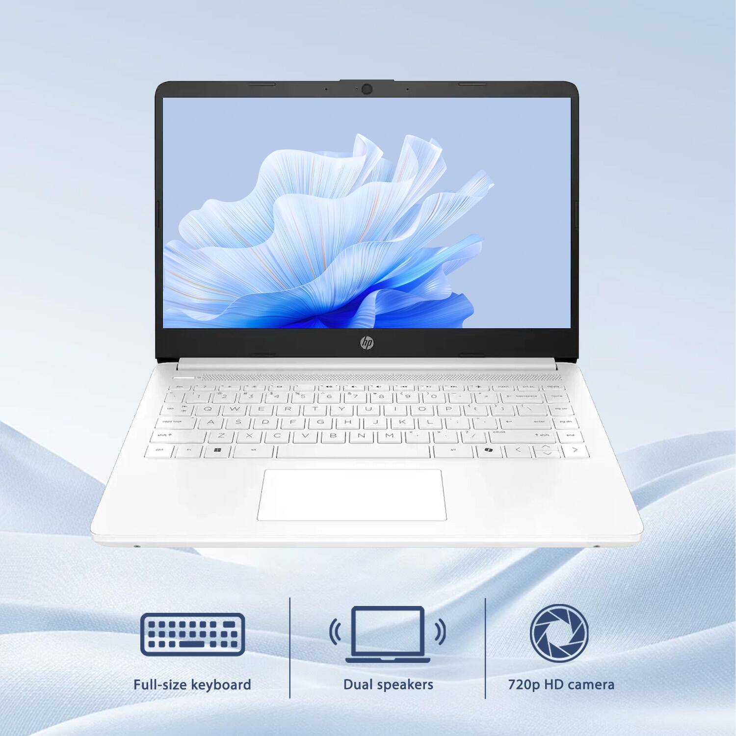 hp - . . - . - x - - - - 4 + -  7 - a : 1 - - L - 1 - 1 - 1 - - - C  ar .. 1 Y  . O 1 + . - i I - A% s D a C ..  K L . - - . Z D O  H N M . 2 - - - - - - - - < > Full-size keyboard Dual speakers 720p HD camera