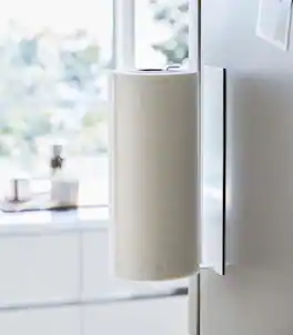 Yamazaki Home - Magnetic Paper Towel Holder - Steel - White