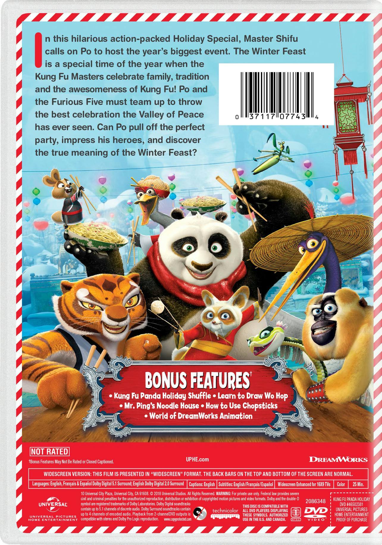 Angle. Kung Fu Panda Holiday (DVD Holiday Edition) [DVD].