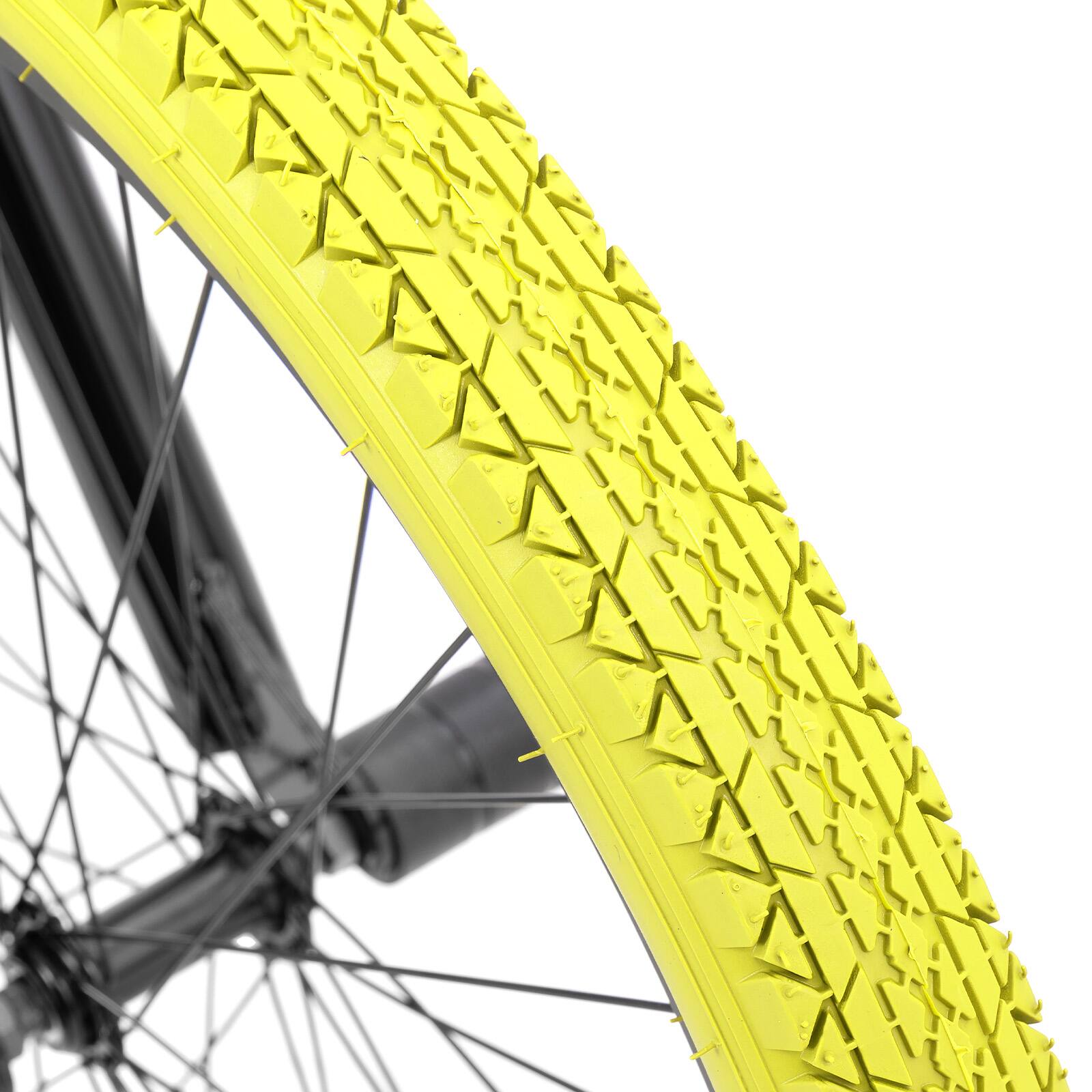 Alt View 8. JOYSTAR - JOYSTAR Brockway Freestyle Kids BMX Bike 24" Kids Bicycles for Ages 9-12, Girls Boys Beginner-Level Riders 2 Pegs Yellow - Yellow.