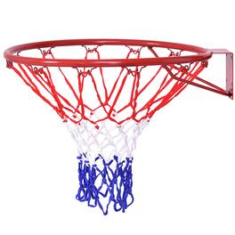 Ecooso - 18" Wall Mounted Basketball Hoop - Red/White/Blue