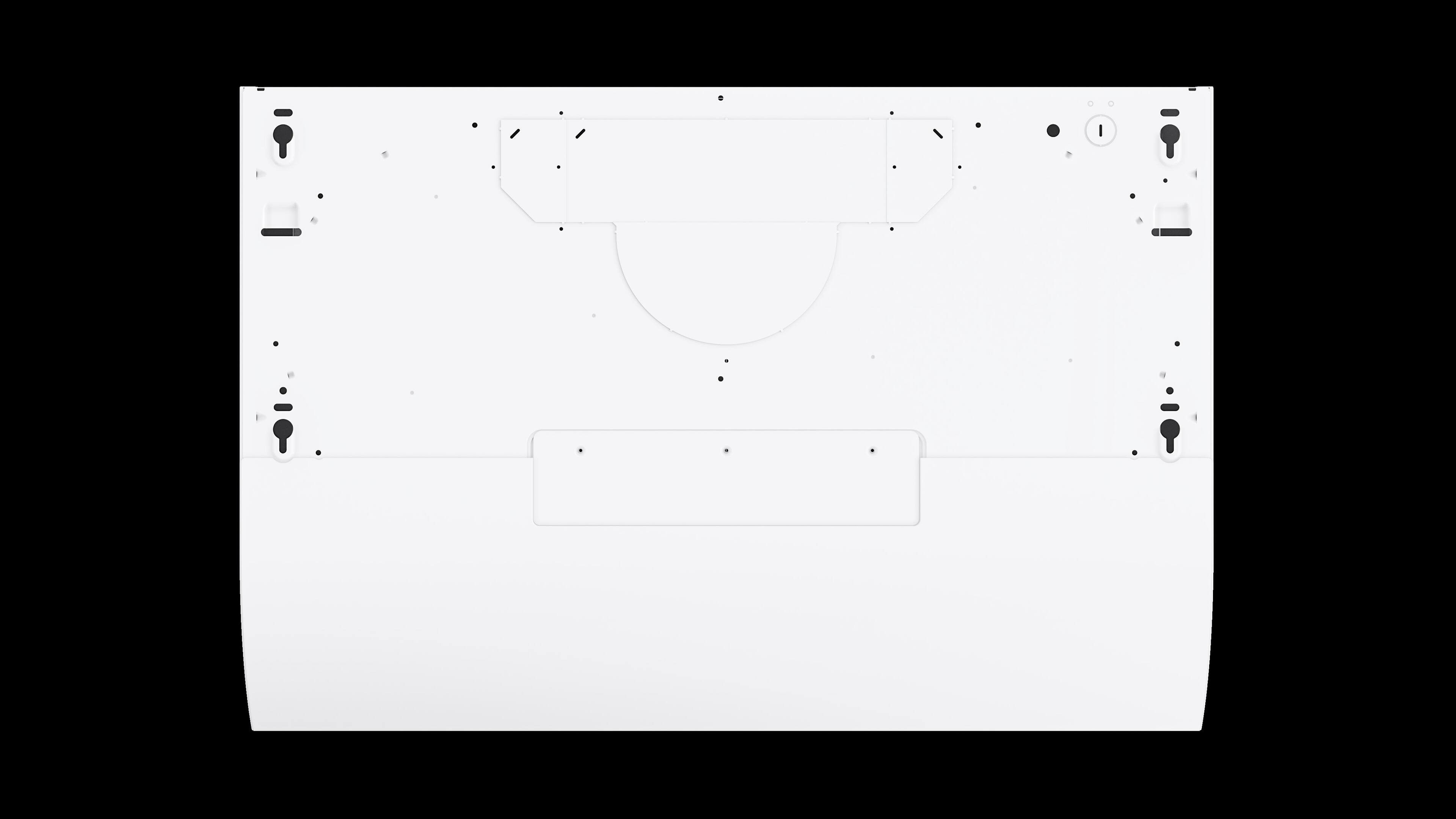 Alt View 4. Broan - Alta 30-Inch 350 MAX Blower CFM 1.5 Sones Range Hood - White.