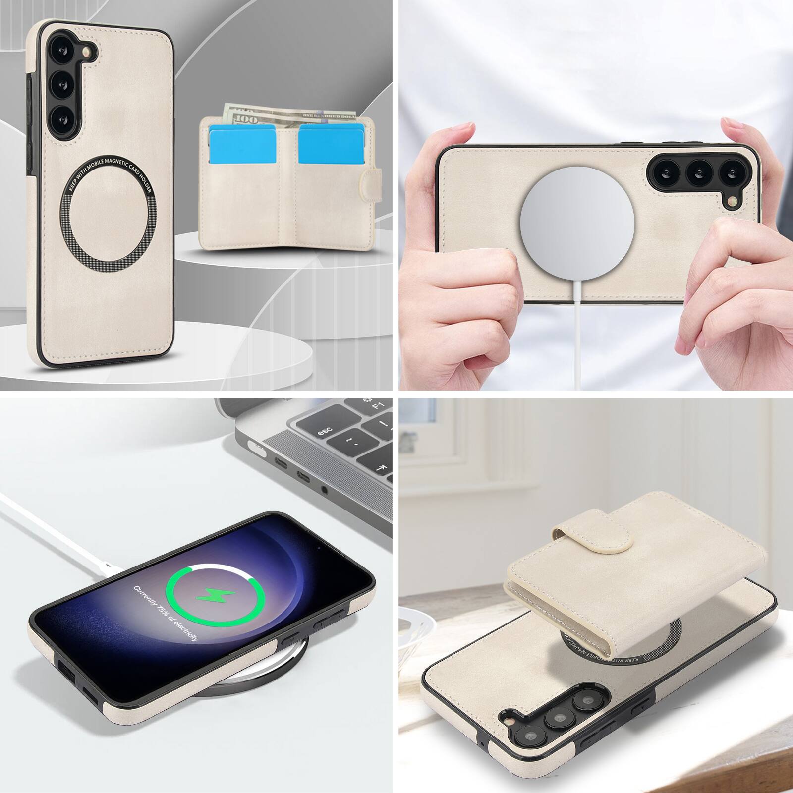 100% MORE MAGNETIC CAPACITY THAN A STANDARD CASE

Quickly charge your device