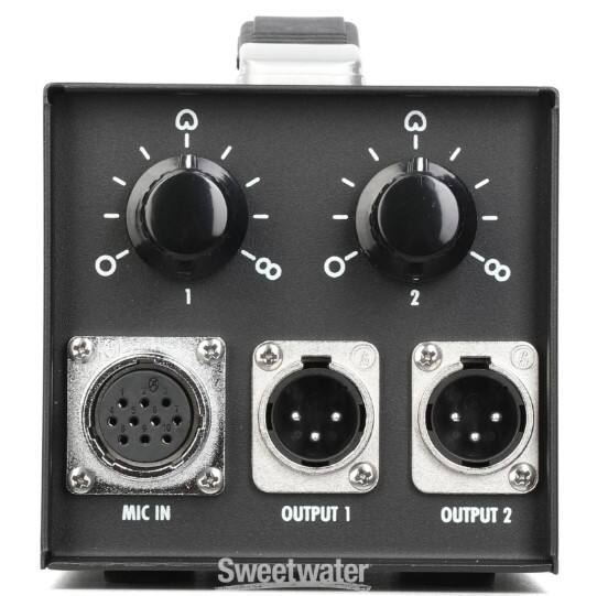 W W - - O 1 8 O 2 8 & 1 2 4 5 & 1 6 g 10 MIC IN OUTPUT 1 OUTPUT 2 Sweetwater