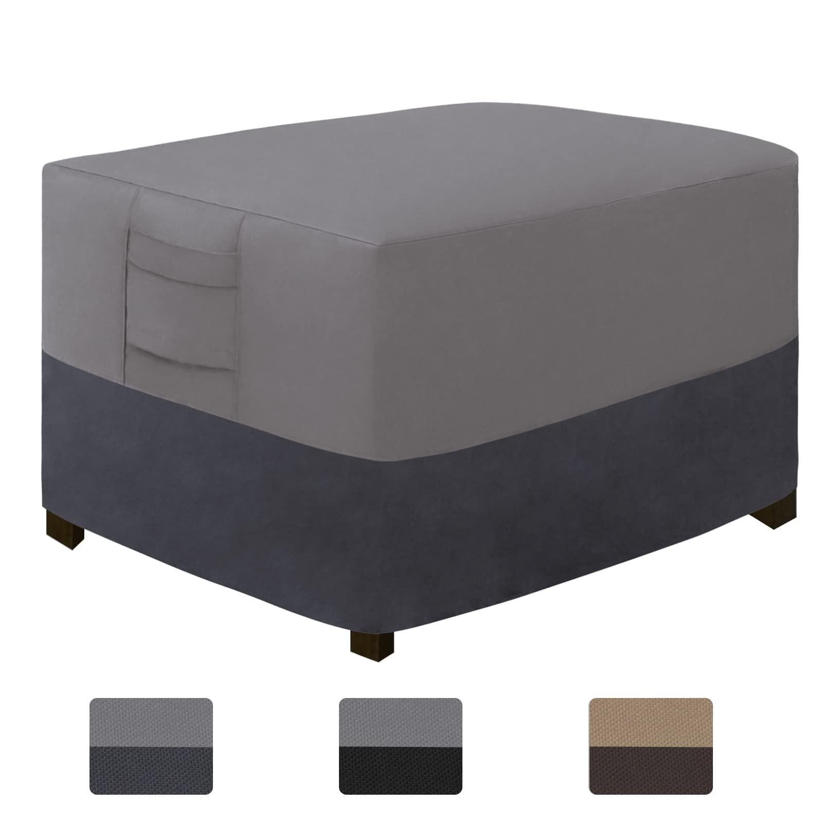 Gray/Dark Gray 28"Lx22"Wx17"H