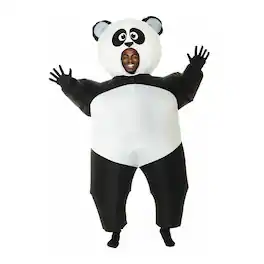 Studio Halloween - Playful Panda Inflatable Child Costume - Black