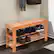 Alt View 19. Costway - 3 Tier Bamboo Shoe Rack Bench Storage Shelf Organizer Entryway Home Furni - Natural.