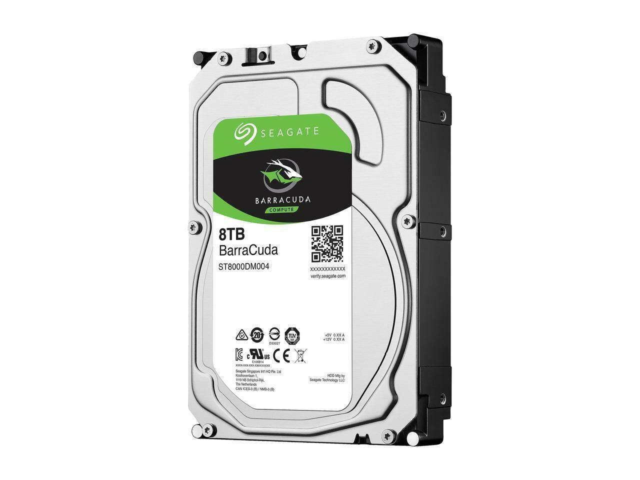 SEAGATE BARRACUDA COMPUTE  
8TB  
BarraCuda  
ST8000DM004  
XXXXXXXXXXXXX  
verify.seagate.com  

20 TUV  
UR US CE  
Fnotara CESrIs  
Secagaee Sngrgame T  

- 1 1mg N dSmphoio  
Th s CAn CESO dE MB  
9 A OXEA AndV OXA  
HDD wng  

p Sechrngy LE