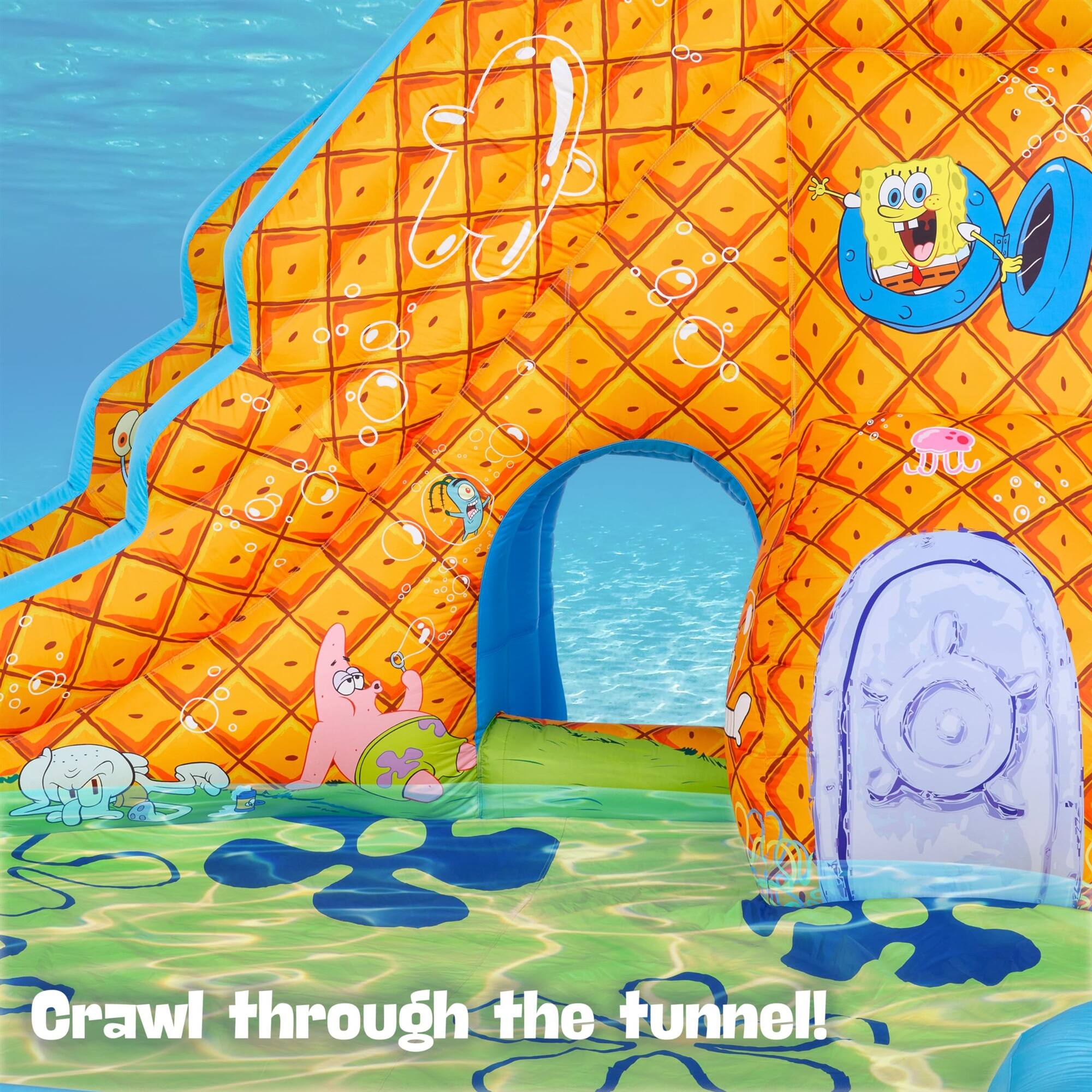 Crawl through the tunnel!