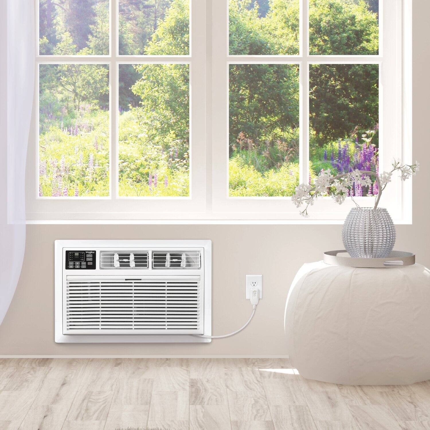 Alt View 7. Whirlpool - 8,000 BTU Through the Wall Air Conditioner - White.