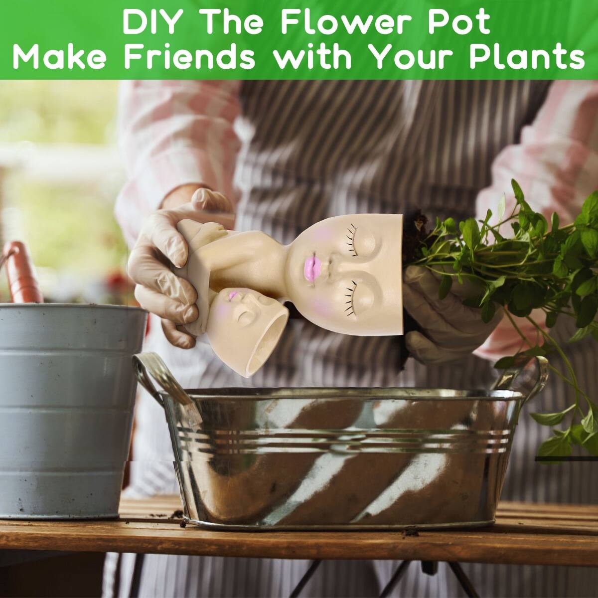 DIY The Flower Pot  
Make Friends with Your Plants