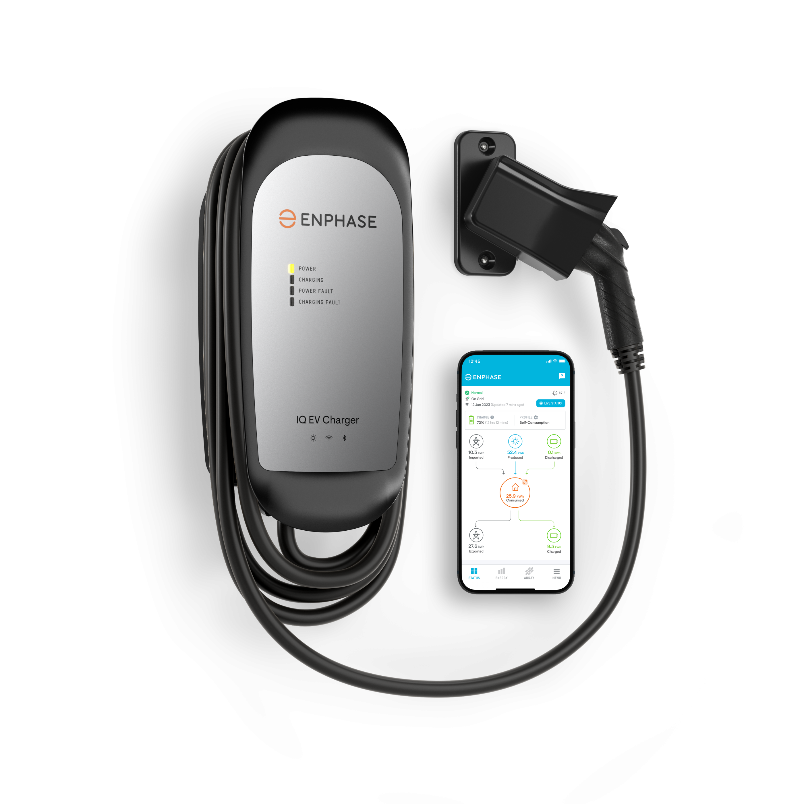 Enphase - IQ 50 EV Charger with J1772 Connector