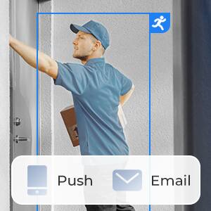 Push  
Email