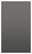 Front. Fisher & Paykel - 12 in. Wide 2 Element Auxiliary Modular Induction Built-in Electric Cooktop, 2 Zones with SmartZone - Grey.