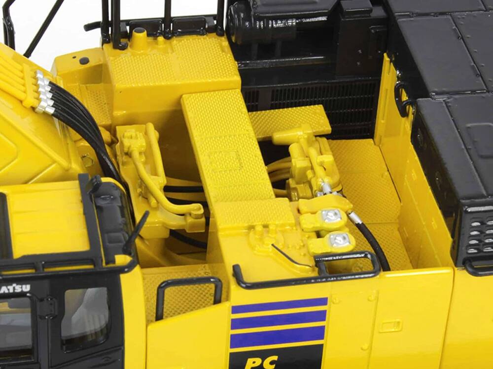 Alt View 7. First Gear - Komatsu PC900LC-11 Excavator Yellow 1/50 Diecast Model made by First Gear.