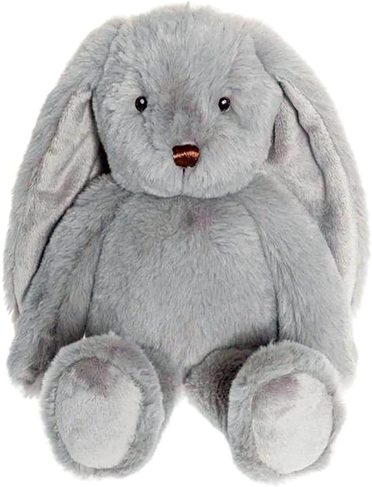 TriAction Toys - Teddykompaniet Large Grey Bunny Plush - Gray