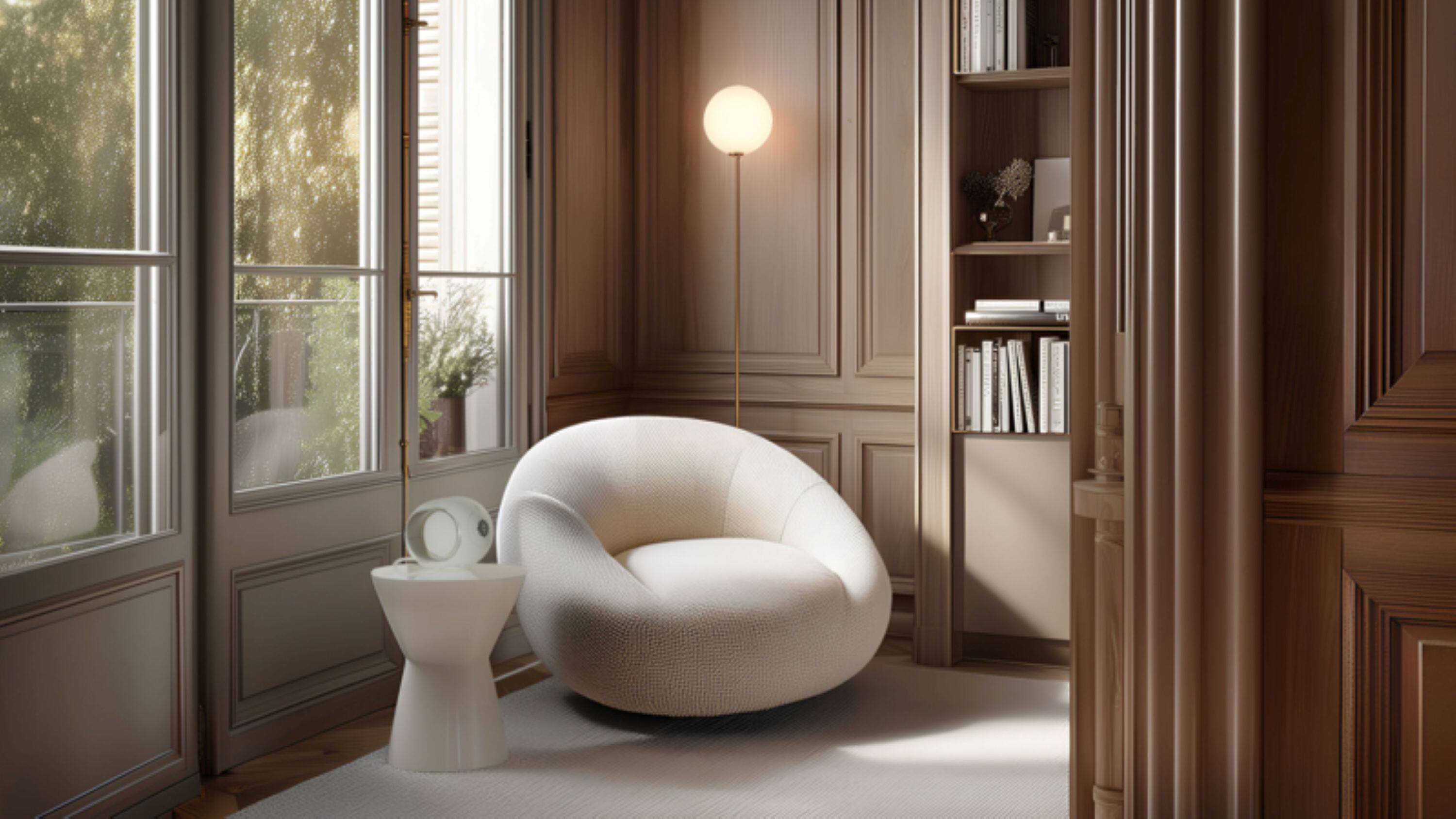 Alt View 5. Devialet - Phantom Ultimate 98 dB Speaker - Light Pearl.