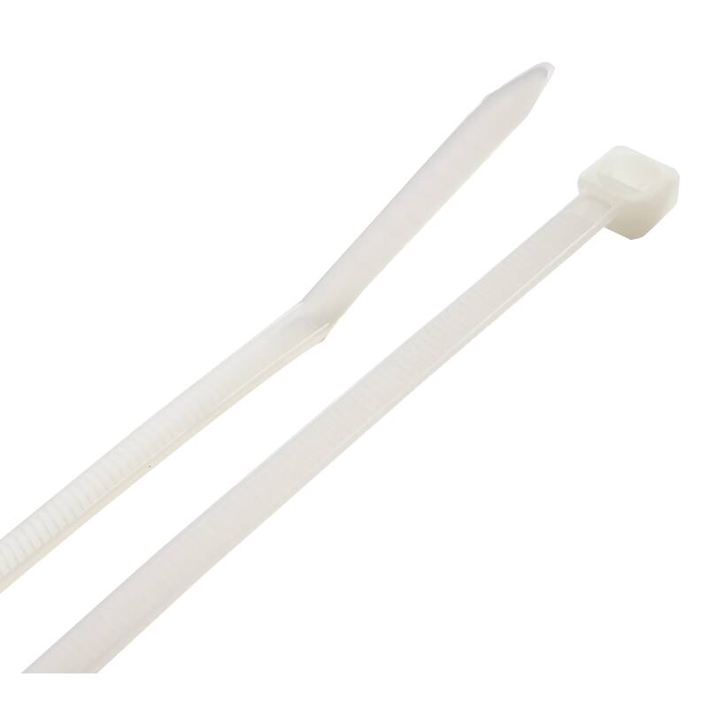Angle. Steel Grip - Steel Grip 8 in. L White Cable Tie 1000 pk.