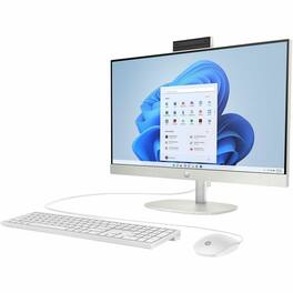 HP - 24-cr0000a 24-cr0420 All-in-One Computer - AMD Ryzen 3 7320U - 8 GB - 256 GB SSD - 23.8" Full HD Touchscreen - Deskto - Shell White