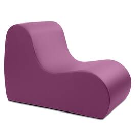 Jaxx - Midtown Large Classroom Soft Foam Chair - Premium Vinyl Cover - Purple