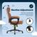 Recline Adjustment:
1. Pull the lever on the side of the chair out to unlock the recline mechanism.
2. Twist the knob to adjust the tension.