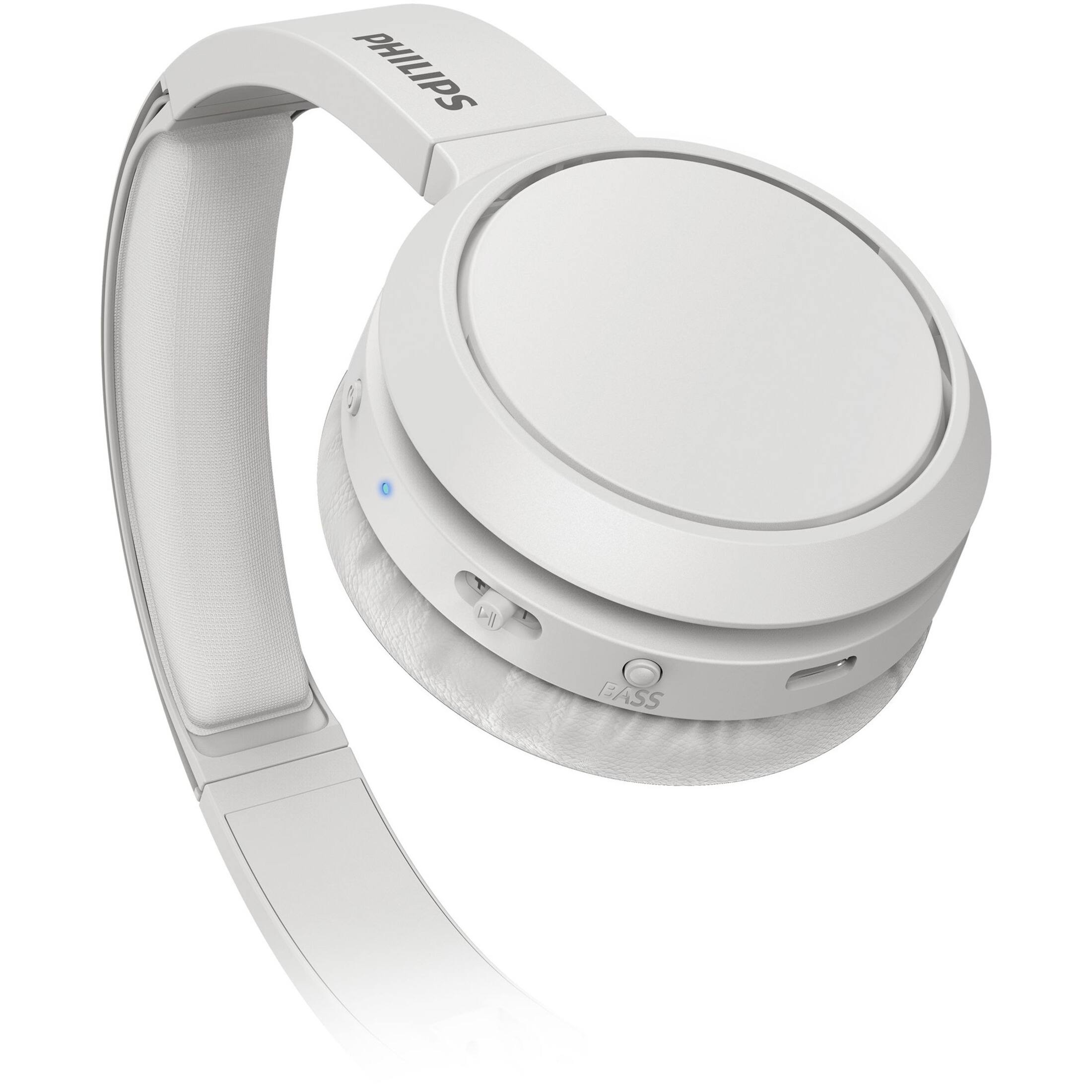 Alt View 22. Philips - TAH4205WT Wireless Over-the-head Headphones - White.