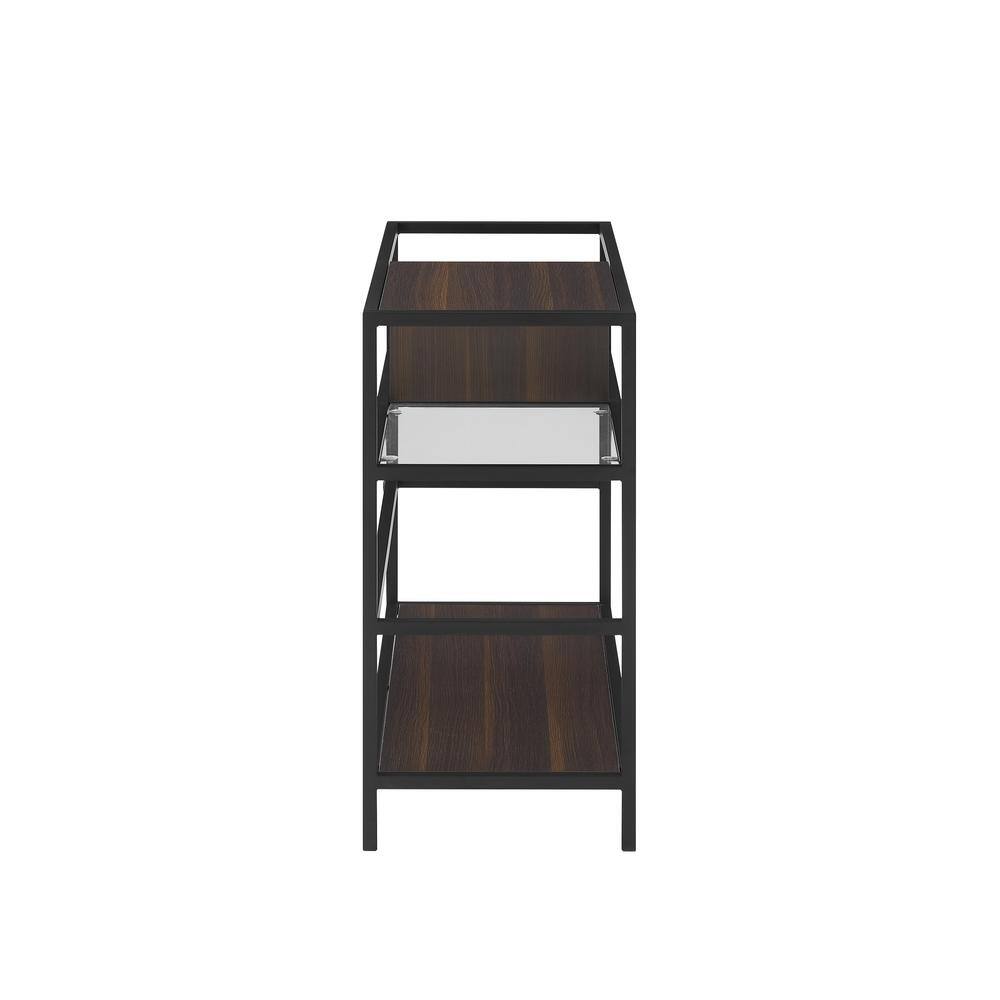 Alt View 1. Crosley Furniture - Provo Record Player Stand With Vinyl Storage - Matte Black.