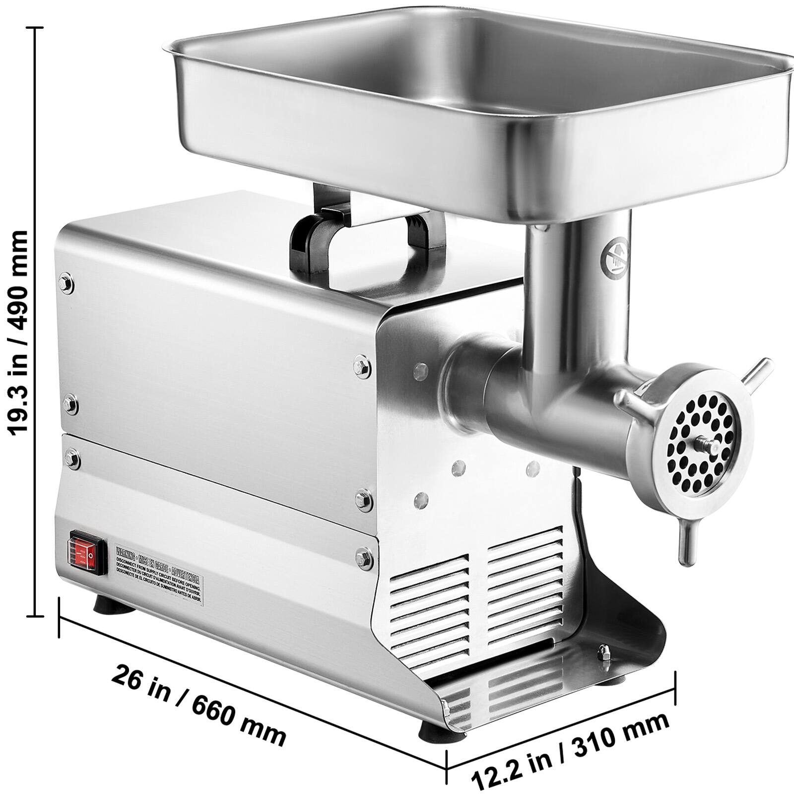 19.3 in / 490 mm
26 in / 660 mm
12.2 in / 310 mm