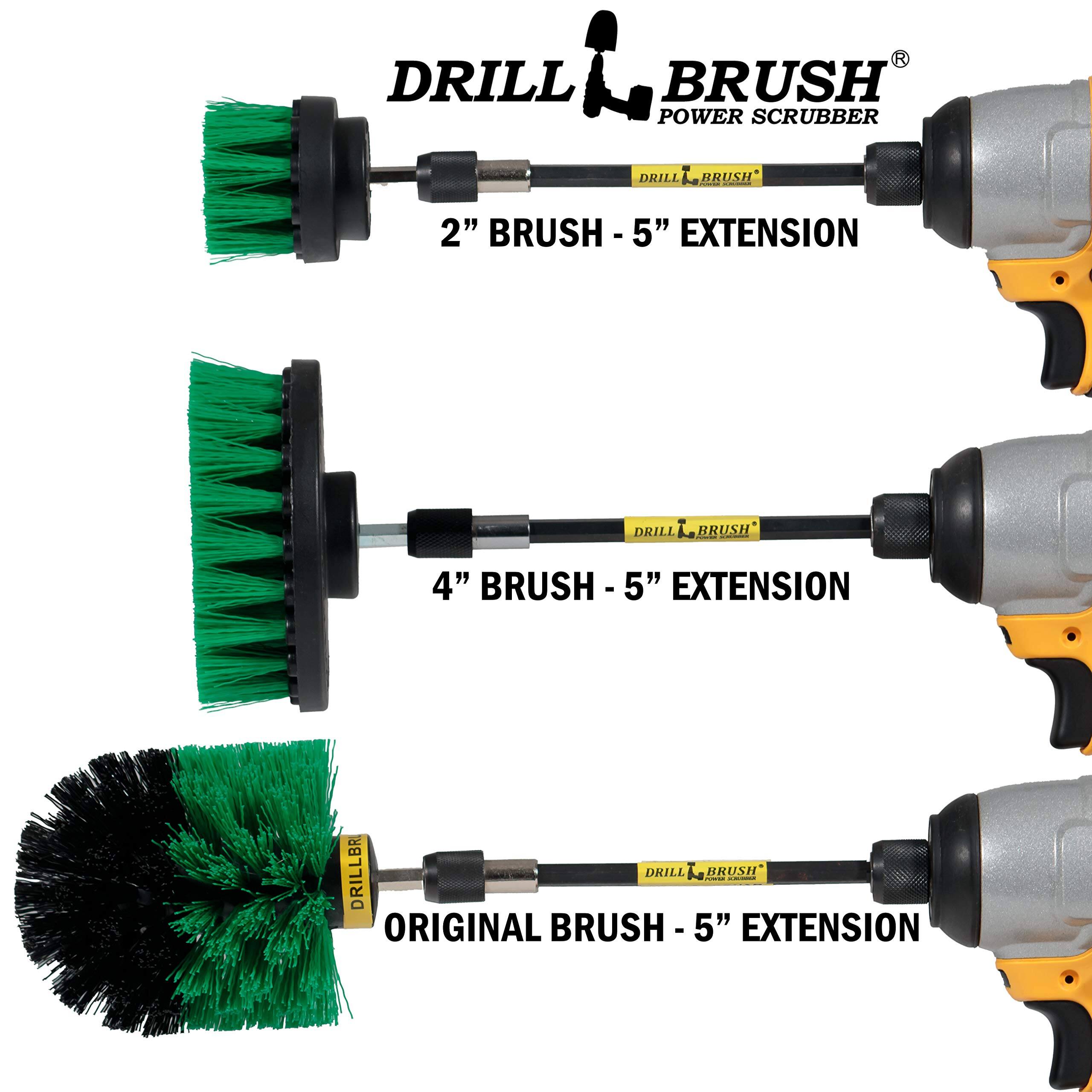 DRILL BRUSH POWER SCRUBBER
DRILL BRUSH | 2" BRUSH - 5" EXTENSION
DRILL BRUSH | 4" BRUSH - 5" EXTENSION
DRILL BRUSH | ORIGINAL BRUSH - 5" EXTENSION