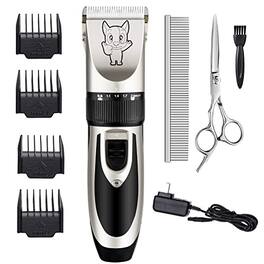 Vulpecula Spade - Dog Grooming Kit Clippers, Low Noise, Electric Quiet, Rechargeable, Cordless, Pet Hair Thick Coats Clippers Trimmers