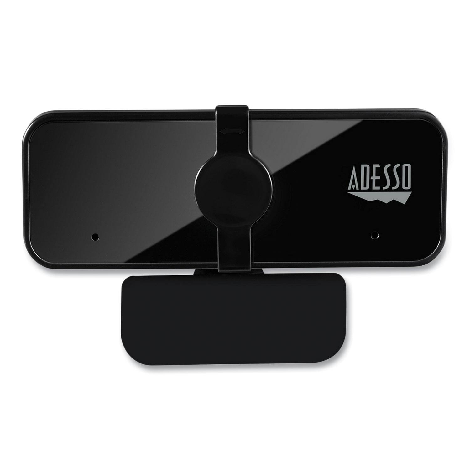 Alt View 5. Adesso - Adesso CYBERTRACKH6 CyberTrack H6 8 Mpixels 3840 Pixels x 2160 Pixels 4K USB Fixed Focus Webcam with Microphone - Black - Black.