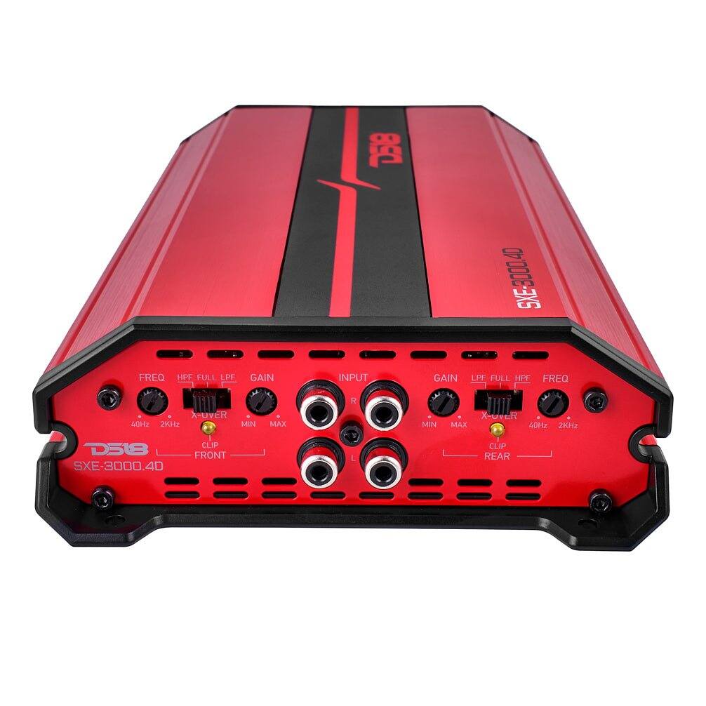 FREQ  
HPF FULL LPF  
GAIN  
D518 INPUT  
GAIN  
4D SXE-3000.4L LPF FULL HPF FREQ  
X-OVER 40Hz 2KHz MIN  
MAX  
R  
MIN  
X-OVER MAX ZHON 2KHz  
CLIP D518 FRONT SXE-3000.4D  
CLIP REAR