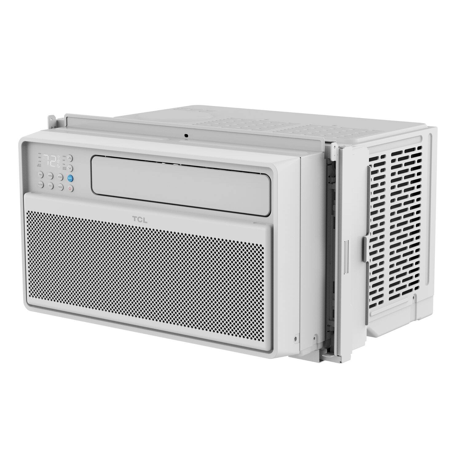 Alt View 6. TCL - 550 Sq. Ft. 12,000 BTU Smart Inverter Window Air Conditioner - White.