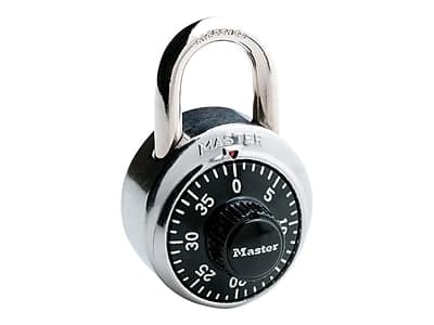 Master Lock - Combination Padlock, Each - Black/Silver