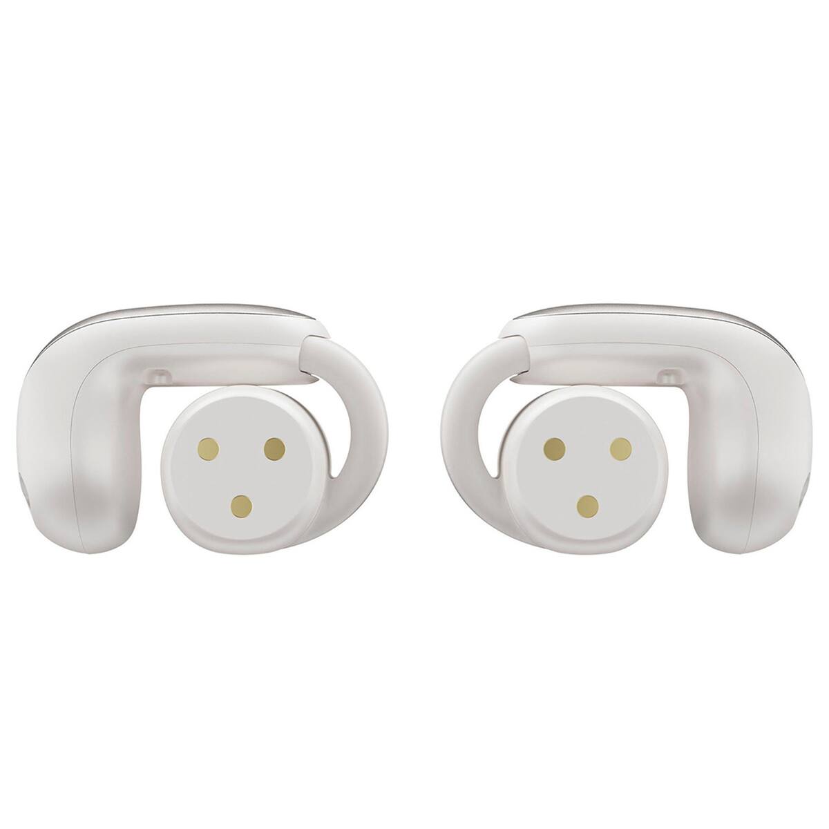 Alt View 9. Bose - Bose Ultra Open Wireless Earbuds, White Smoke, w/White Smoke Case Cover.