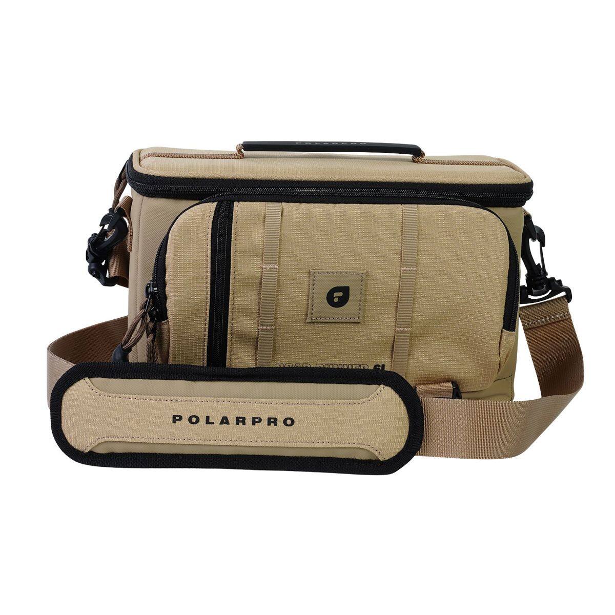 Alt View 1. Polar Pro - Polar Pro RoadRunner Camera Shoulder Bag - 6L, Desert.