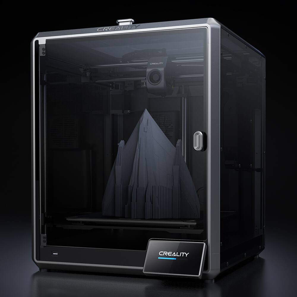 Alt View 20. Creality - K1 Max Combo 3D Printer - Black.