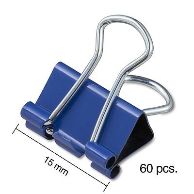 Alt View 3. Staples - Mini Binder Clips, 0.25" Capacity, Assorted Colors, 60 Clips/Pack - Assorted Colors.