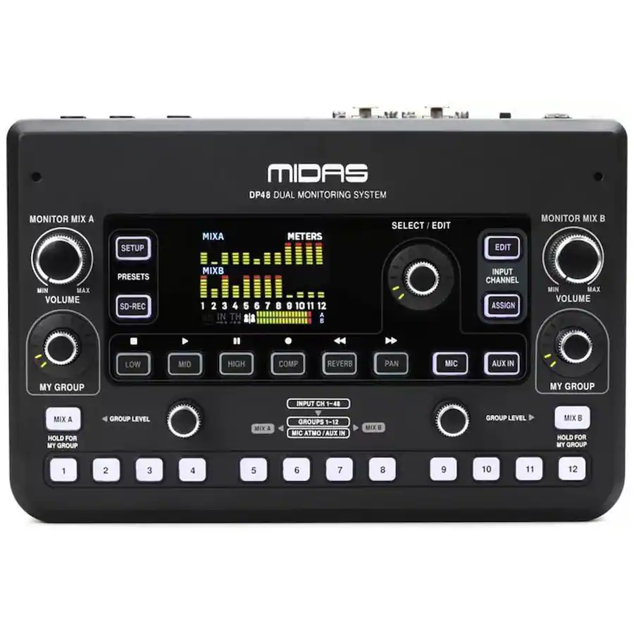 Midas DP48 UL 48 Channel Personal Monitor Mixer - Best Buy