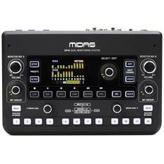 MIDAS DP48 DUAL MONITORING SYSTEM
MONITOR MIX A
- SETUP
- PRESETS
- SD-REC
- MIN MAX VOLUME
- LOW MID HIGH COMP
- REVERB
- PAN
- MIC
- AUX IN
- MY GROUP
- MIX A HOLD FOR MY GROUP
- GROUP LEVEL
- MIX A GROUPS 1-12
- MIC ATMO AUX IN
METERS
- MIXA
- MIXB
- 1 2 3 4 5 6 7 8 9 10 11 12
SELECT / EDIT
- EDIT
- INPUT CHANNEL ASSIGN
- MIN MAX VOLUME
- REVERB
- PAN
- MIC
- AUX IN
- MY GROUP
- MIX B HOLD FOR MY GROUP
- GROUP LEVEL
- MIX B
- 1 2 3 4 5 6 7 8 9 10 11 12
INPUT CHANNEL ASSIGN
- CH 1-48
- MIX A
- MIX B