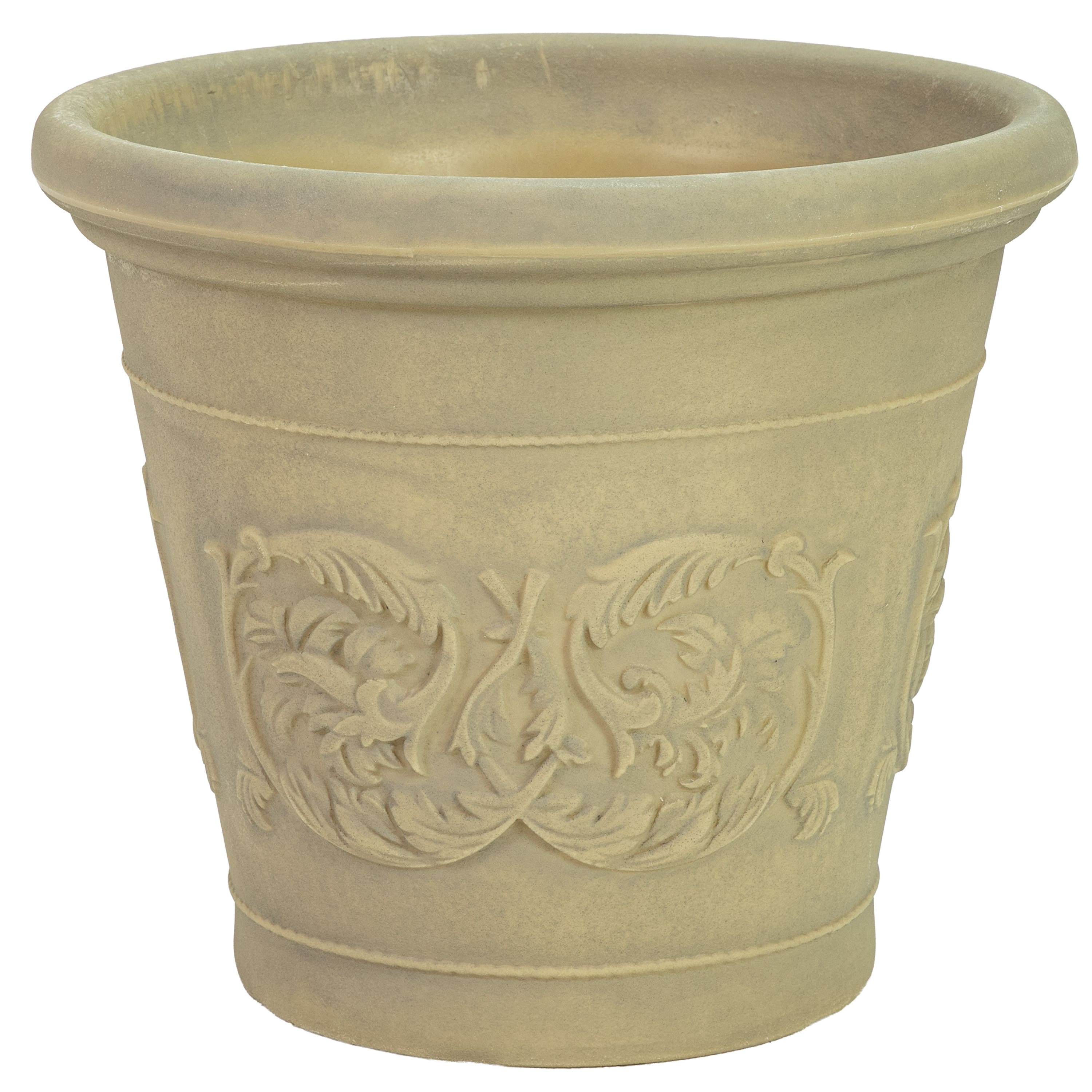 Sunnydaze - 16 in Arabella Polyresin Outdoor Planter - Beige price history on PriceWatchPro