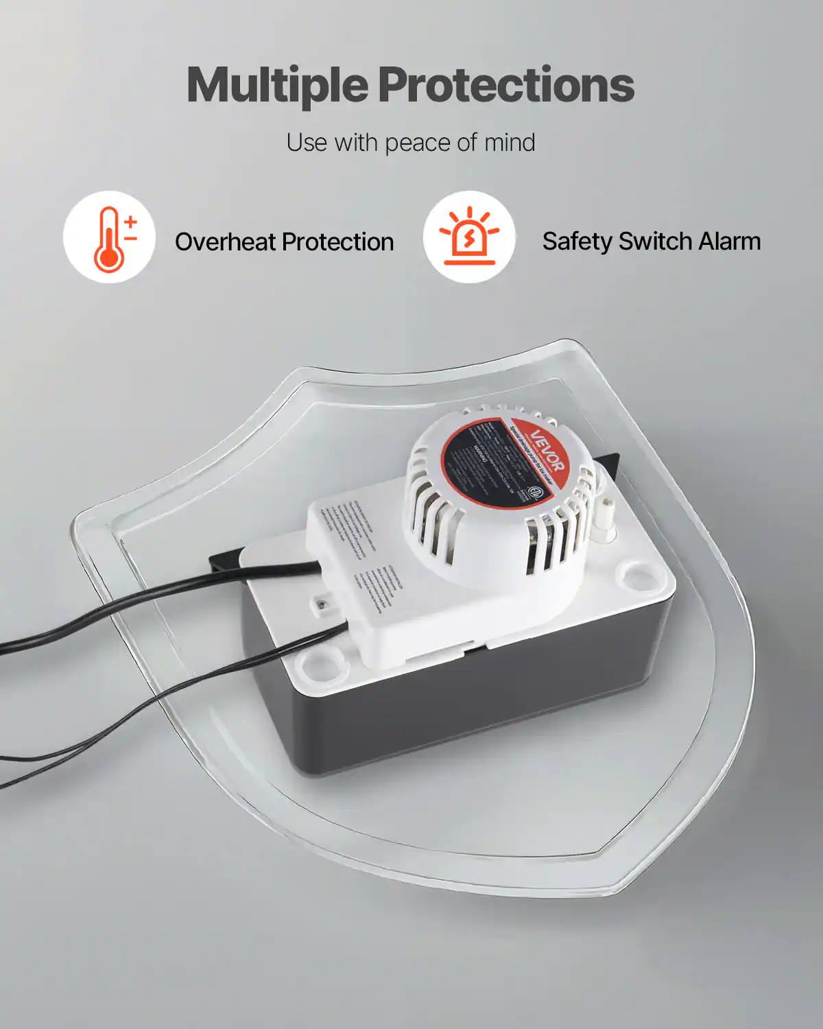 Multiple Protections
Use with peace of mind
Overheat Protection
Safety Switch Alarm