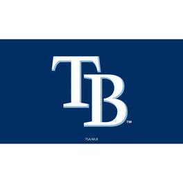 Evergreen Enterprises - Tampa Bay Rays 28" x 16" Logo Indoor/Outdoor Trapper Mat - Multicolor