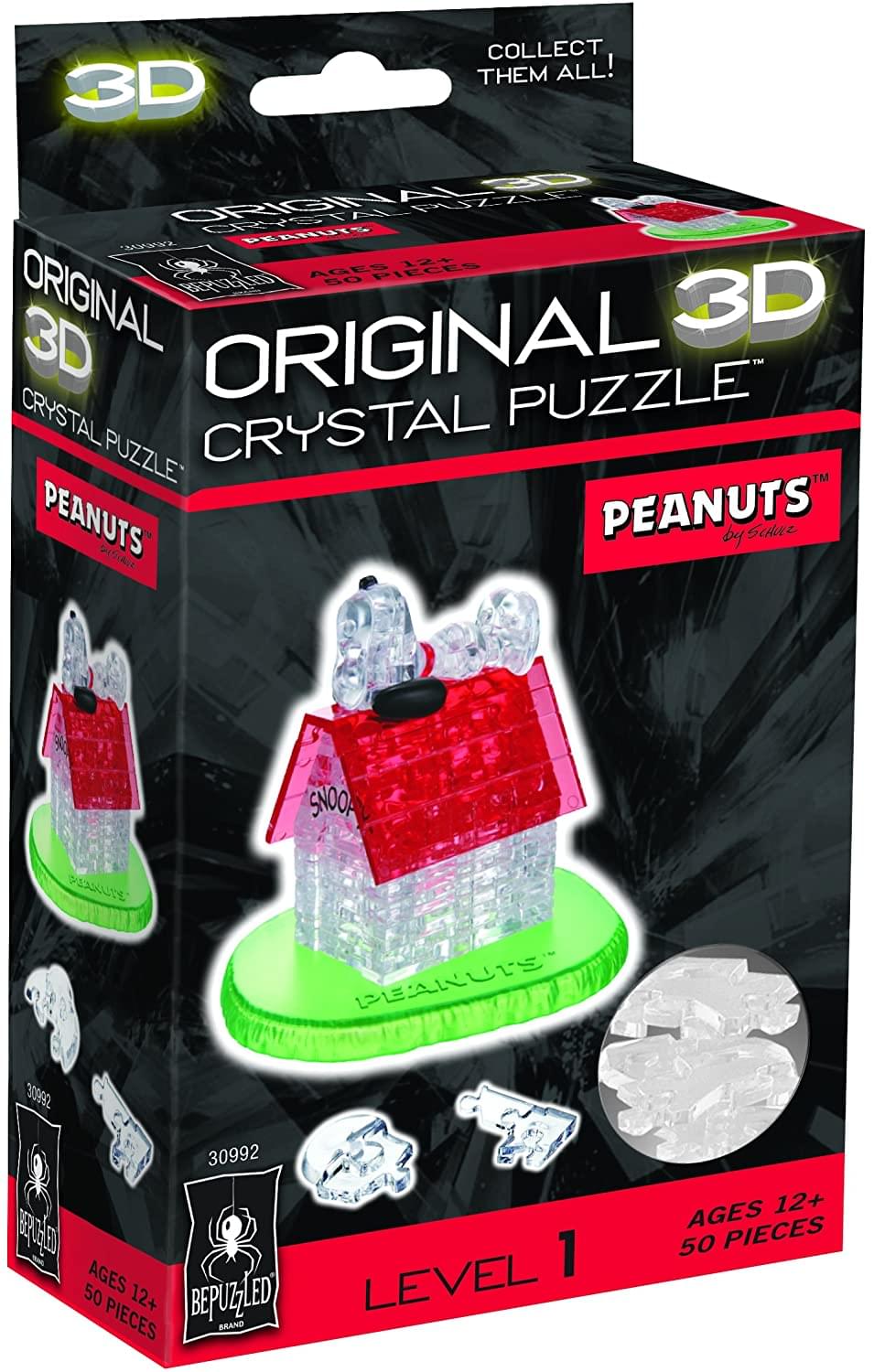 COLLECT THEM ALL!
ORIGINAL 3D CRYSTAL PUZZLE
PEANUTS
AGES 12+
50 PIECES
LEVEL 1
30992
BEPUZZLED BRAND