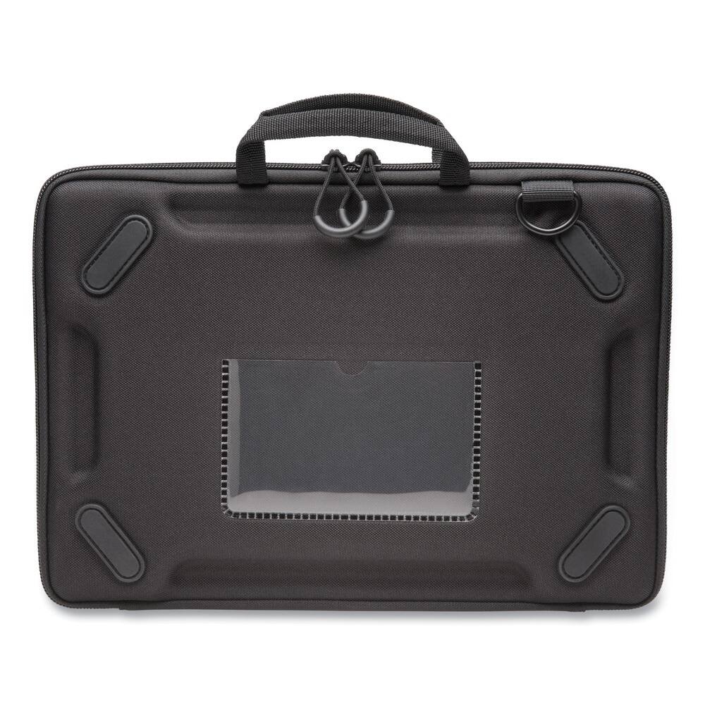 Left. Kensington - Kensington 60854 LS520 13.2 in. x 1.6 in. x 9.3 in. EVA/Water-Resistant Stay-On Case Devices Up to 11.6 in. - Black - Black.